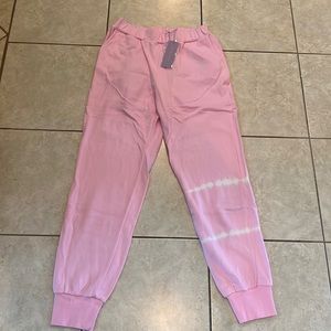 Jill Ally Tie-Dye Loungewear Size Large Pink-A-Boo New with tags